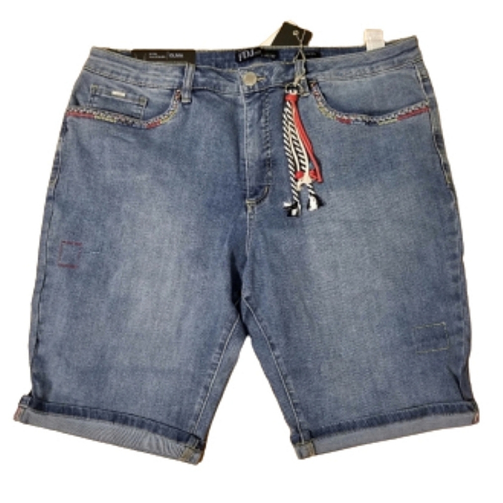 FDJ French dressing bermuda jean shorts plus size 18